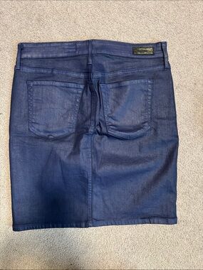 AG Adriano Goldschmied Indigo Denim Pencil Skirt